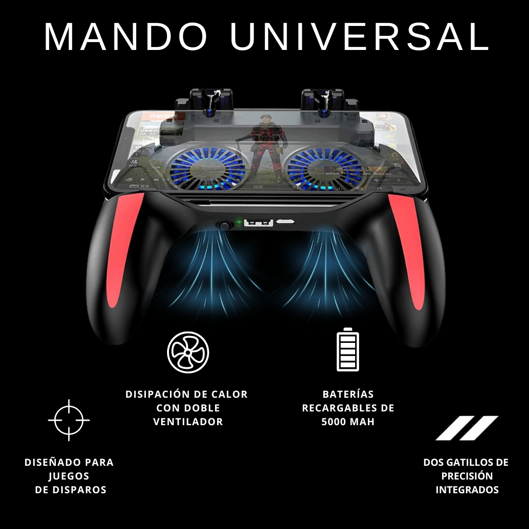 WarGrip - Mando Gamer 4 dedos